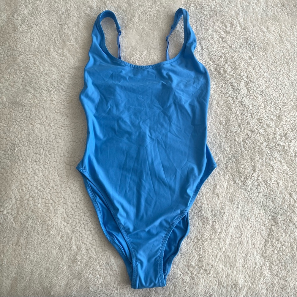 SKIMS Tide Signature Swim Scoop Neck One Piece - Size Medium